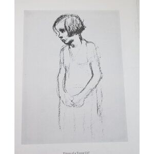 KATHE KOLLWITZ The Welcome Home Old Woman Figure a Young Girl Print 92068 Kaethe